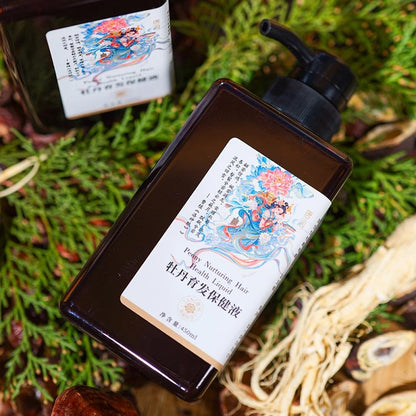 Tangci Peony Hair Growth Tonic, made from natural plant extracts, nourishes and strengthens hair, repairs hair follicles, prevents hair loss, promotes new hair growth, and balances oil and water levels.