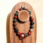Peonymu Traditional natural five-element blended herbal incense bead bracelet