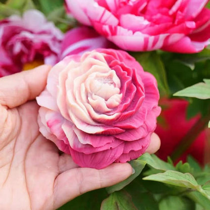 [Tang Dynasty Peony Cold Processed Essential Oil Soap] Traditional handmade soap for cleansing pores, balancing oil and moisture, and leaving skin feeling comfortable and not tight after washing.  Comes in a gift box.