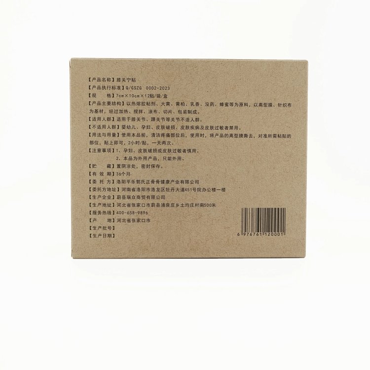 Pingle Guo Family Traditional Bone Setting Clinic's Pain-Relieving Patches for Neck, Shoulder, Waist, and Legs