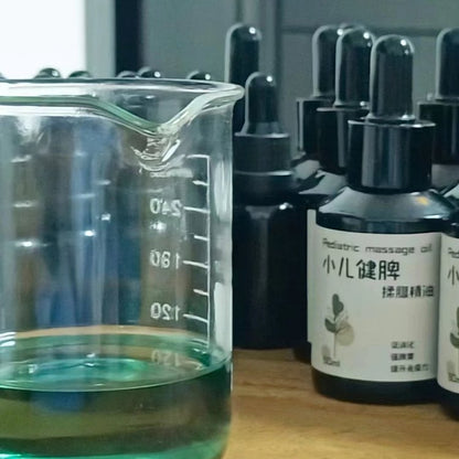 Aromatherapist-formulated essential oil blend (60ml) for children: strengthens the spleen and stomach, and promotes digestion.