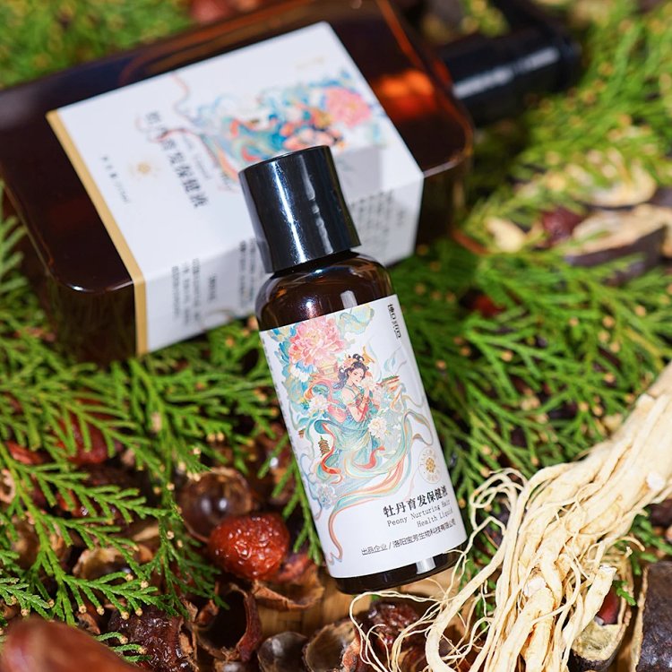 [50ml Travel Size] Tang Dynasty-inspired formula, made with natural plant extracts, nourishes and strengthens hair, repairs hair follicles, prevents hair loss, and promotes new hair growth.