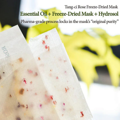 [Tang Dynasty Style Rose Petal Freeze-Dried Mask] Whitening, brightening, hydrating, moisturizing, and antioxidant essence mask.  Best used with floral hydrosol.