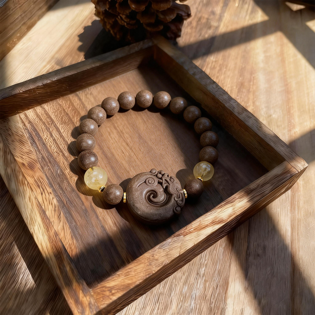 Peonymu Intangible Cultural Heritage-certified natural herbal incense bead bracelet Hover Image