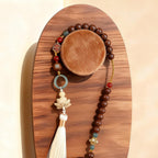 Peonymu Blended fragrance, goose pear-shaped incense, sandalwood gourd tassel pendant