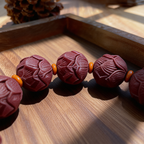 Peonymu Intangible cultural heritage handcrafted rose-scented incense bead bracelet