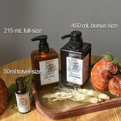 Tangci Peony Hair Growth Tonic, made from natural plant extracts, nourishes and strengthens hair, repairs hair follicles, prevents hair loss, promotes new hair growth, and balances oil and water levels.