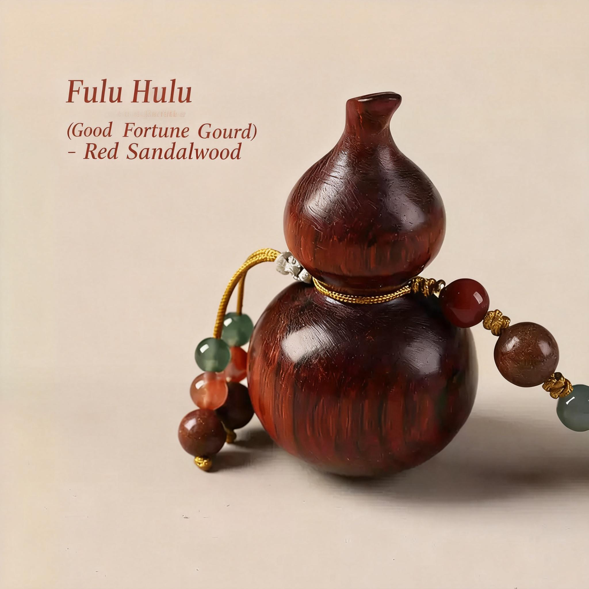 Peonymu Blended fragrance, goose pear-shaped incense, sandalwood gourd tassel pendant