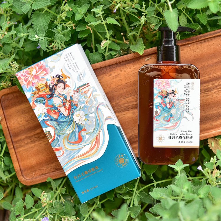 [Tang Dynasty Peony Hair Follicle Health Solution] Made with natural plant extracts, this product nourishes and strengthens hair, repairs hair follicles, prevents hair loss, promotes new hair growth, and balances oil and moisture levels.