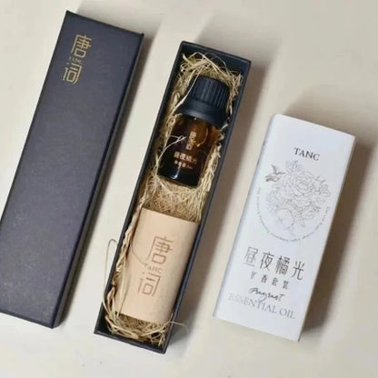 [Day and Night Orange Blossom Diffuser Essential Oil Set] Relieves anxiety, stress, and tension, refreshes the mind, calms the spirit, promotes a cheerful mood, and aids in restful sleep.